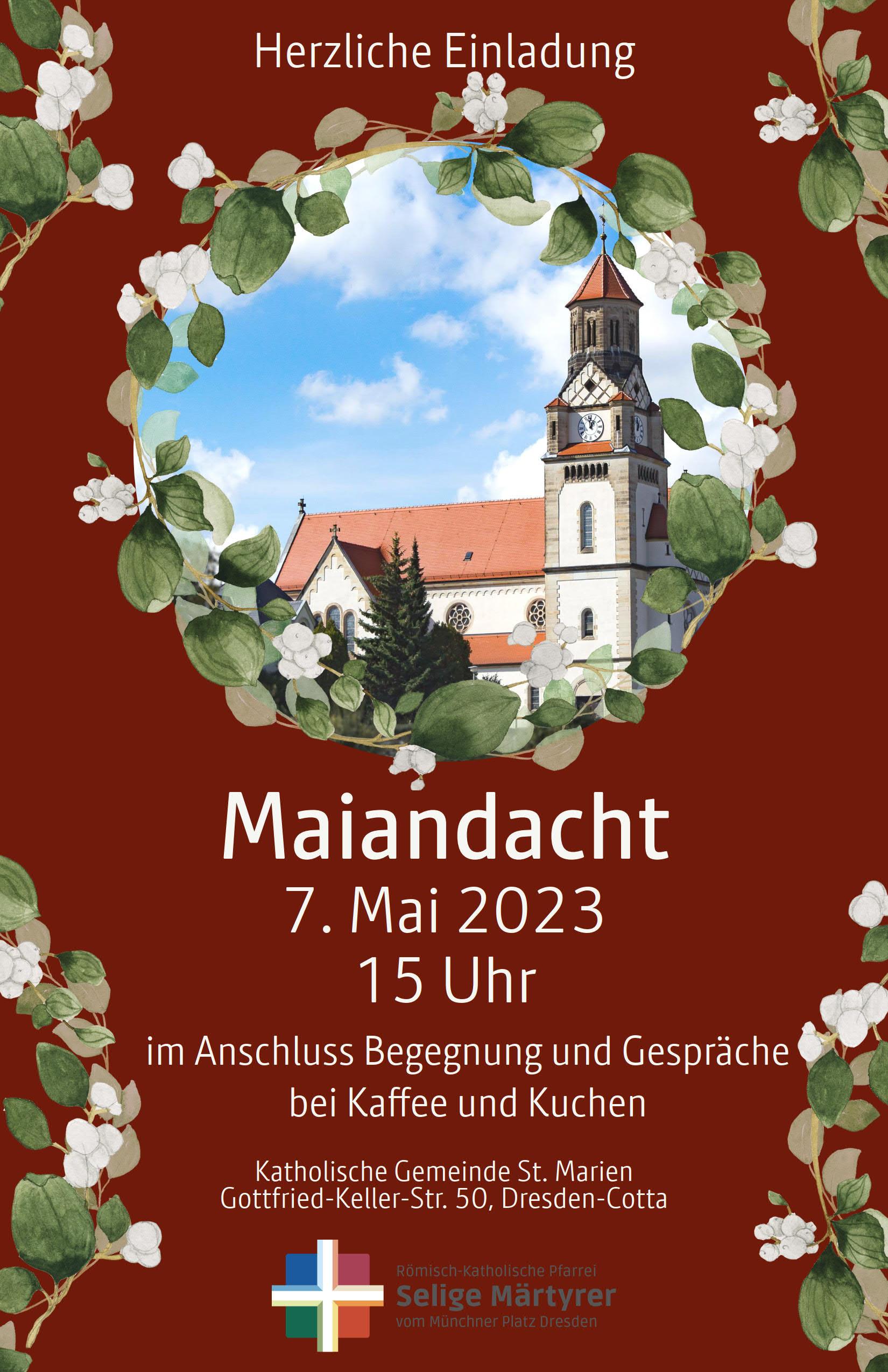 maiandacht23_ | Kath. Pfarrei Selige Märtyrer vom Münchner Platz - Aktuelles