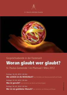s_paulus-2012-gemeindeseminar-poster-400x566 | Kath. Pfarrei Selige Märtyrer vom Münchner Platz - Chronik - Woran glaubt, wer glaubt