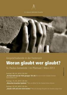 s_paulus-2013-gemeindeseminar-poster-400x566 | Kath. Pfarrei Selige Märtyrer vom Münchner Platz - Chronik - Woran glaubt, wer glaubt