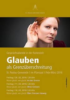 s_paulus-2016-gemeindeseminar-poster | Kath. Pfarrei Selige M&auml;rtyrer vom M&uuml;nchner Platz - Aktuelles - Woran glaubt, wer glaubt?